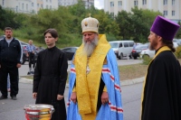 Митрополит Артемий совершил освящение улицы имени святителя Иннокентия (Вениаминова)