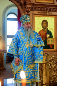 В праздник Благовещения Пресвятой Богородицы владыка Артемий возглавил Божественную литургию в главном соборе края