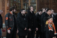 В главном соборе края помолились за упокой бывшего тренера хк «Амур» Андрея Мартемьянова