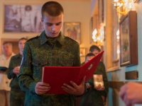 В воинском храме школьников посвятили в «димитриевцы»