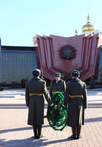 Хабаровский священник принял участие в проводах призывников