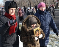 Крестный ход в день Казанской иконы Божией Матери