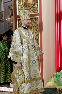 В праздник Входа Господня в Иерусалим глава Приамурской митрополии совершил Литургию в Спасо-Преображенском кафедральном соборе