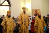 Перед началом работы Рождественских чтений Приамурской митрополии митрополит Владимир возглавил Божественную литургию в день престольного праздника нижнего придела храма святой преподобномученицы Елизаветы