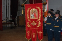 В воинской части, расположенной в селе Вятское, освящена хоругвь с образом покровителя сухопутных войск