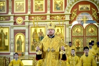 В Неделю 36-ю по Пятидесятнице, о Страшном суде, митрополит Владимир возглавил Божественную литургию