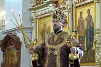 В Великий четверг глава Приамурской митрополии совершил Литургию Василия Великого в Спасо-Преображенском кафедральном соборе