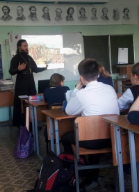 О наших святых предках узнали учащиеся седьмых классов
