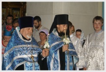Богослужение в престольный праздник Градо-Хабаровского собора Успения Божией Матери (28 августа 2008 года)