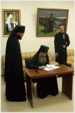 Подписание протокола о сотрудничестве УФССП  и Хабаровской епархии (30 августа 2010 года)