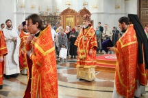 Освящение образа святителя Николая Японского в Спасо-Преображенском соборе архиепископом Хабаровским и Приамурским Игнатием. 29 мая 2011г.