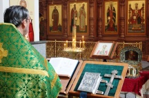 Свято-Елизаветинский храм принял ковчег с мощами Александра Невского. 23 июня 2011г.
