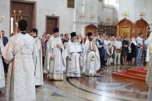 Престольный праздник в Спасо-Преображенском кафедральном соборе г. Хабаровска. 19 августа 2011г.