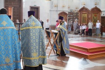 Чин погребения Божией Матери в Спасо=Преображенском кафедральном соборе г.Хабаровска. 29 августа 2011г.