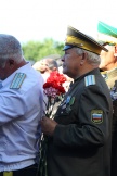 Торжественная церемония возложения венков к мемориалу воинов, павших в боях Второй мировой войны на площади Славы. 2 сентября 2011г.
