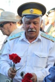 Торжественная церемония возложения венков к мемориалу воинов, павших в боях Второй мировой войны на площади Славы. 2 сентября 2011г.