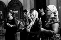 Отпевание спортсмена Андрея Драчева в Спасо-Преображенском соборе 24 августа 2017 г.