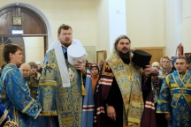 Молебен с акафистом пред иконой Небесной Владычицы «Иверская» в Николаевске-на-Амуре 25 октября 2017 г