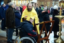 Божественная литургия в Спасо-Преображенском кафедральном соборе 11 февраля 2018 г.