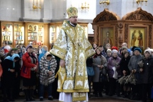 Божественная литургия в праздник Входа Господня в Иерусалим в Спасо-Преображенском кафедральном соборе 01 апреля 2018 г.