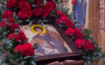 Всенощное бдение в храме святого великомученика Георгия Победоносца в Сосновке 05 мая 2018 г.