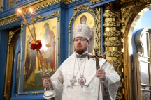 Божественная литургия в Градо-Хабаровском соборе Успения Божией Матери 17 мая 2018 г.