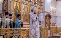 Всенощное бдение в Спасо-Преображенском кафедральном соборе 01 сентября 2018г.