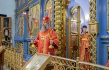 Божественная литургия в Градо-Хабаровском соборе Успения Божией Матери  01 мая 2019 г.