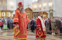 Божественная литургия в Спасо-Преображенском кафедральном соборе  26 мая 2019 г.