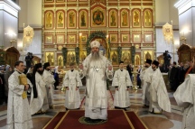 Божественная литургия праздник Рождества Христова в Спасо-Преображенском кафедральном соборе 07 января 2020 г.