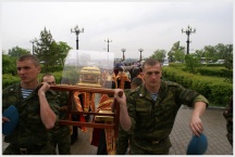 Окончание юбилейного крестного хода вокруг Хабаровска (19 мая 2008 года)